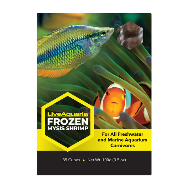 LiveAquaria® Frozen Mysis Shrimp Cubes
